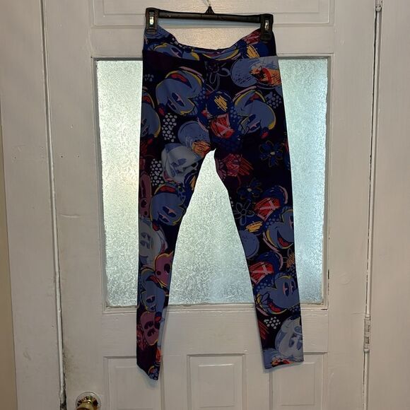 Lularoe Disney Women’s Dark Blue Mickey & Minnie Mouse Pattern Leggings Size OS - Picture 7 of 7